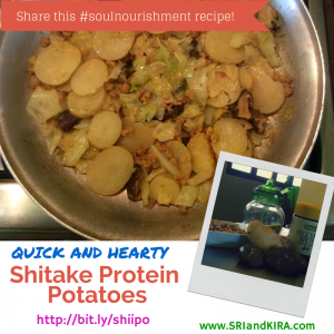Shitake Protein Potatoes recipe