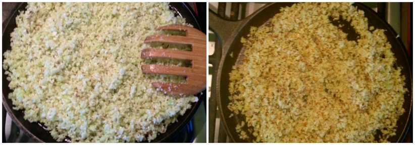 preparing vegetarian cous cous